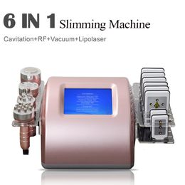 Machine à Cavitation ultrasonique 6 en 1 40K, masseur corporel sous vide, amincissant, Anti-cellulite, dispositif de beauté de levage à radiofréquence