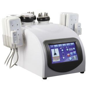 6 in 1 40k ultrasone cavitatie RF Slimming vacuüm pressotherapie radiofrequentie 8 pads brandwond laser lipo diode lllt gewichtsverlies spa body vorming machine