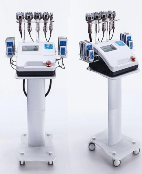 Machine amincissante par liposuccion ultrasonique 6 en 1, 40K, Machine tripolaire, bipolaire, bipolaire, sous vide, Rf, Dhl9992088