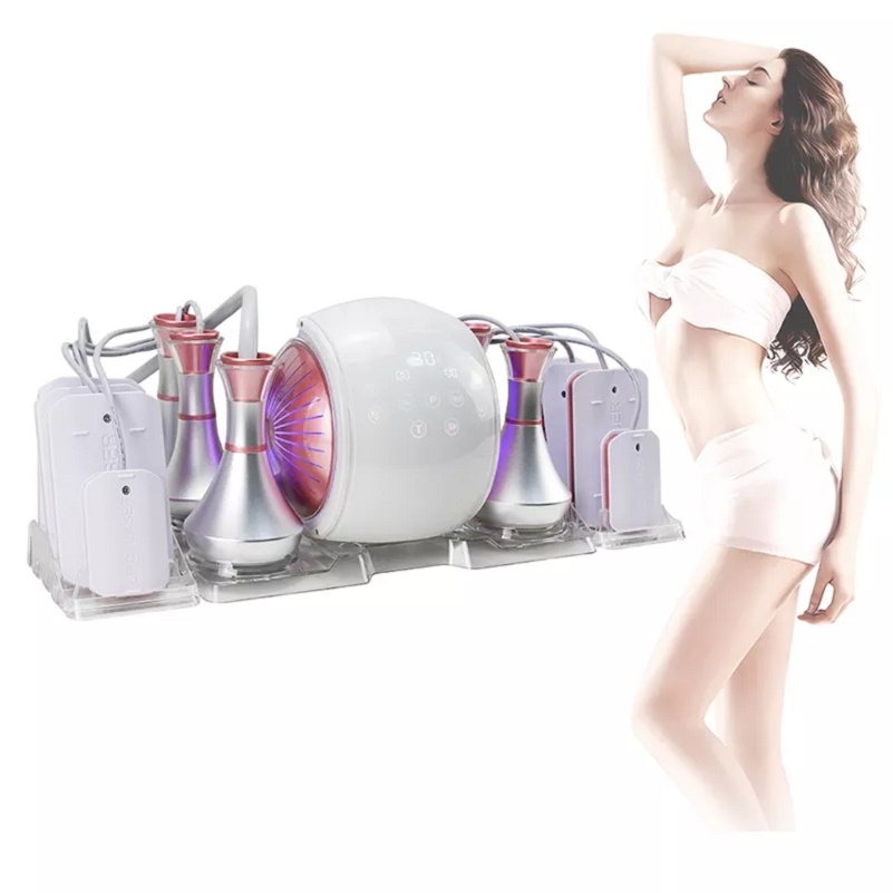 6 I 1 80K Cavitation Slant Machine Multifunktionell lipo cavtitaion utrustning för kroppsslim