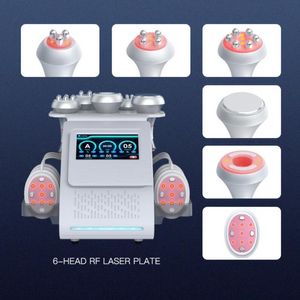 6 en 1 80k Cavitation de graisse minceur EMS Belly Lase graisse réduire le vide ultrasons Radio RF Machine anti-rides rajeunissement de la peau et corps minceur machine de beauté