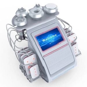 6 in 1 80k echografie ultrasone lichaam afslankmachine 80k ultrasone RF vacuüm cavitatiesysteem afslankmachine