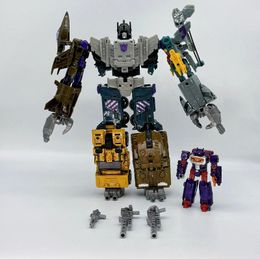 6 In 1 Bruticus Transformation Robot Toys Hzx Idw One No Box Sets Action Figuur KO 6in1 240506
