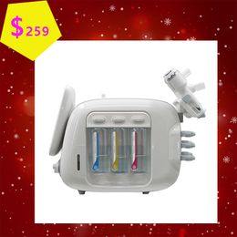 6 In 1 diamant hydro microdermabrasie bubbel reiniger huid reiniging zuurstof jet peel gezichtstips voor microdermarbasion acne kleine bel anti -verouderende schoonheidsmachines