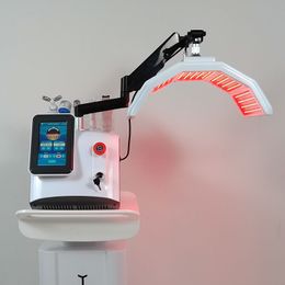 6 In 1 Dermabrasie PDT LED Light Therapy Beauty Machine Ultrageluid huid Scrubber Water Zuurstof Jet Peel Cool RF Bio Facial Rejuvenation Anti Aging Eye Care