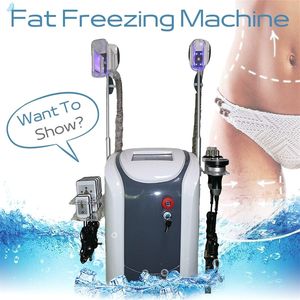 Máquinas de congelación de grasa 6 en 1 Cavitación adelgazante Rf Lipo Laser 2 cabezales de congelación pueden funcionar al mismo tiempo