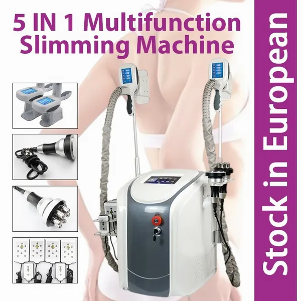 6 en 1 máquina de reducción de peso de congelación de grasa máquina de cavitación ultrasónica máquinas de adelgazamiento lipolaser rf para uso doméstico