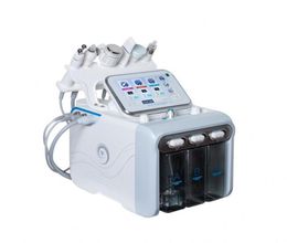 6 in 1 H2 O2 Eau Oxygène Hydro Dermabrasion Facial Skin Clean Aqua Peel Bio Microcurrent Ultrasound Beauty Machine 9060128