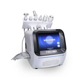 6 en 1 H202 Hot Small Bubble Oxygen Facial Machine Aqua Peel Skin Máquina de microdermoabrasión de limpieza profunda