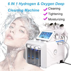 6 EN 1 RF rajeunissement de la peau Microdermabrasion Hydro Dermabrasion Bio-lifting élimination des rides Spa Machine