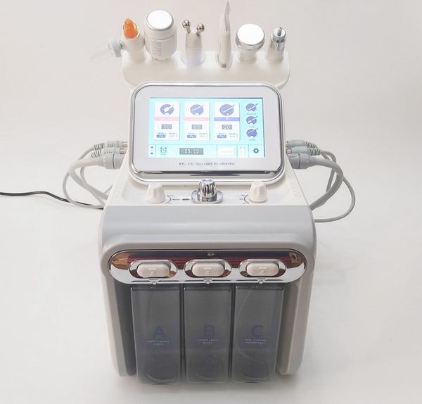 Machine à Hydra Dermabrasion 6 en 1, rajeunissement de la peau RF, Microdermabrasion, Hydro Dermabrasion, élimination ultrasonique des rides RF