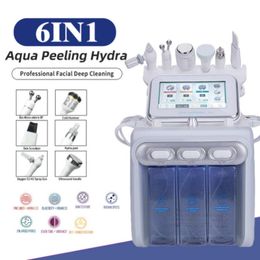 Máquina hidrofacial 6 en 1 Hidrodermoabrasión Peeling facial Depurador ultrasónico de la piel Spray de oxígeno Cuidado de la piel Microdermabrasion6109443