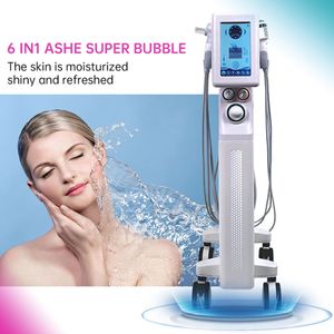 Máquina de limpieza hidrofacial con microdermoabrasión 6 en 1, cuidado de la piel, mejor equipo de salón, máquina de cavitación de pie, uso en salón de belleza