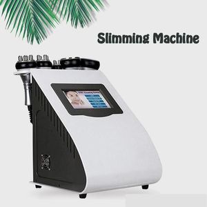 6 en 1 nouvelle cavitation de liposuccion ultrasonique 40K amincissant la machine tripolaire sixpolaire bipolaire vide RF machine de haute qualité par expédition par avion