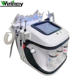 6 in 1 newest spa salon clinic use hydro dermabrasion skin cleaning rf bio galvanic face lifting hydradermabrasion oxygen jet peel facial machine