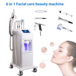 Machine de dermabrasion à oxygène 6 en 1, RF, rajeunissement de la peau, Microdermabrasion, Peeling à l'eau, Bio-lifting, élimination des rides, Spa