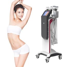 6 en 1 Profession 80K Système de cavitation RF sous vide AS82 Appareil de beauté Réduction de graisse Machine de sculpture corporelle Réduction de la cellulite Machine anti-rides amincissante