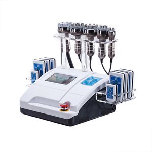 6 in 1 RF Slankmachine Radiofrequentie Vacu￼m Lipo Laser Slanke Cavitatie Lichaam Shaper Vet Verlies Apparatuur Spa