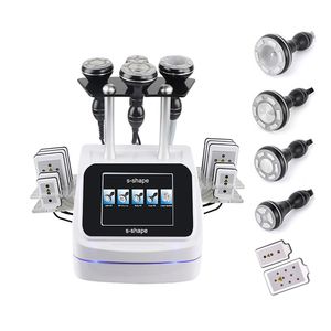 6 en 1 S forme de corps cavitation Slim Equipment 30k lipolaser ultrasonique 40k cavitation rf amincissant la machine