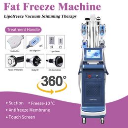 6 en 1 Silicone 360 Fat Freeze Cryo Poignées Corps Minceur Criolipolisi Machine Criolipolisis Frozen Cellulite Dissolution Equipment206