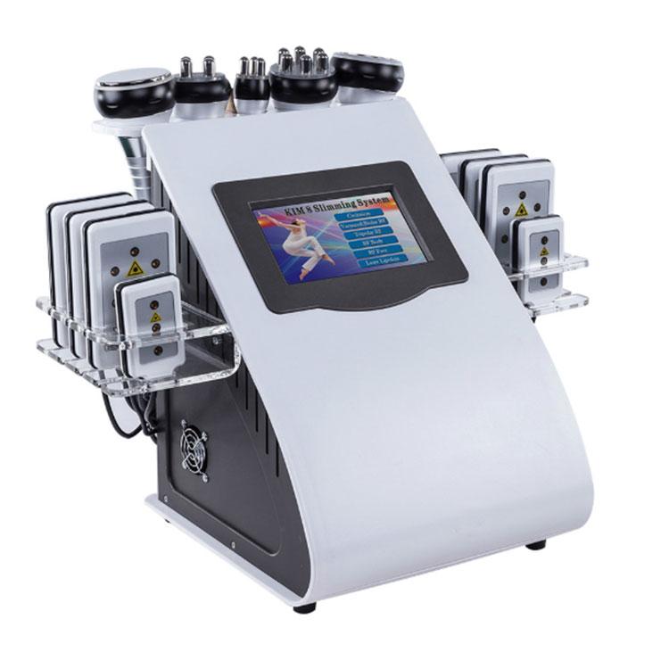 6 In 1 Zayıflama Makinesi Vakum Lazer Radyo Frekansı Rf 40k Vücut Kavitasyonu Lipo Liposuction Ultrasonik cilt beyazlatma cihazı Sıkılaştırıcı Sistem