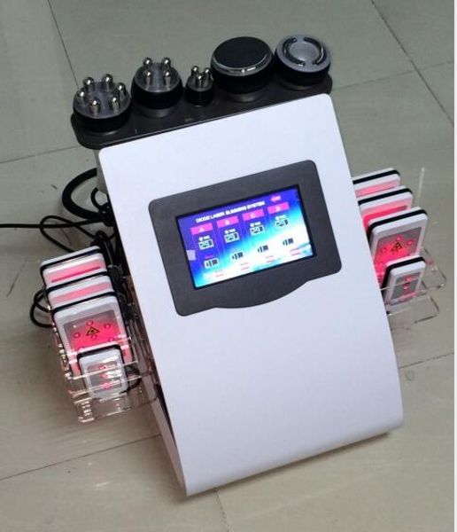 6 en 1 portable lipo laser ultrasons rf cavitation machine rf peau serrant rf amincissant prix de la machine