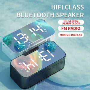 Haut-parleur Bluetooth 6 en un G10 Haut-parleur extérieur portable Mini colonne sans fil 3D 5W Stéréo Musique Surround Support FM TFCard Bass Box support de téléphone subwoofer