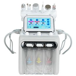 Máquina de Spa para levantamiento de la piel, hidrodermoabrasión 6 en 1 H2-O2, microdermoabrasión facial, dermoabrasión por agua, estiramiento, pequeña burbuja