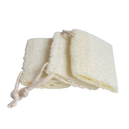 6 inch 100% natuurlijke Loofah-spons Baddouche Schotelreinigingsborstel Gecomprimeerde Loofah