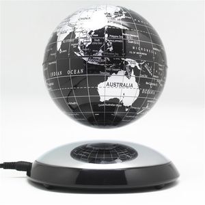 6 pouces créatif lévitation magnétique flottant Globe carte du monde le décor de bureau cadeau d'anniversaire de la société de noël 211108