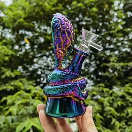 6 inch glazen bong Cobra Snake kleurrijke pijp roken waterpijp waterpijp met glazen kom