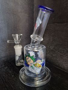 6 pouces Mini Dab Rig Coloré Épais Verre Bong Nid D'abeille Perc Conduites D'eau 14.4mm Joint Oil Rigs Petits Bongs Avec Bol zeusartshop