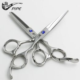 6 Inch Pijp Professionele Kappers Blue Gem Schaar Snijden Nagelschaar Kapper Haar Schaar Blade Styling Tools 240112