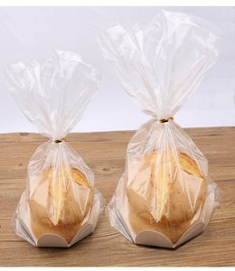 Emballage de gâteau en mousseline de soie, 6 pouces, 17cm, 8 pouces, 20cm, sacs de cuisson, boîte en papier pour gâteau, emballage de pain de boulangerie, Bag5321396