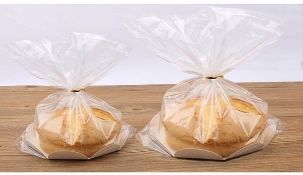 6 pulgadas 17 cm 8 pulgadas 20 cm embalaje de pastel de gasa bolsas para hornear DIY caja de papel para pastel para panadería bolsa de embalaje de pan 9646650