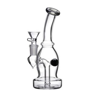 Bang en verre de 6 pouces avec bol en verre Mini verre de couleur Dab Rig Oil Rigs Pipes Perc Heady Fumer Bubbler Quartz Banger 1122