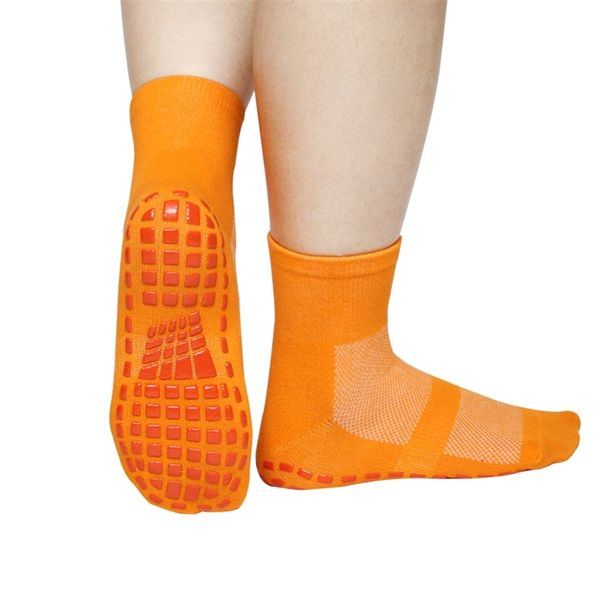 6 par/lote bebé niños calcetines antideslizantes antideslizante agarre pegajoso calcetines de piso calcetines de trampolín para adultos zapatillas antideslizantes transpirables 211028