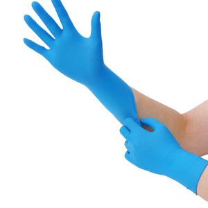 6 paarsdark blauw poedervrij rubber medisch onderzoek nitrilhandschoenen