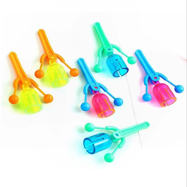 6 Pc Bells Clicker Clacker Clapper Ruido Fabricante de sonido Niño Niña Niño Fiesta de cumpleaños Favores Juguetes Piñata Bolsa Relleno Gag Regalo 240118