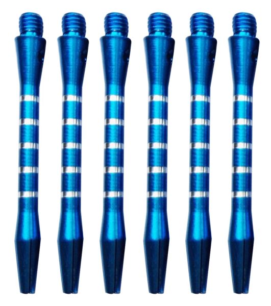 6 pcs/6 colores dardos de lanzamiento de aluminio 53 mm Dardos de metal de cinco líneas Dardos de rosca Darts Accesorios de dardos de interior Sport