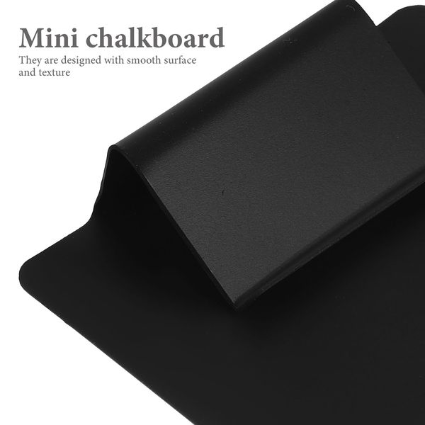 6 pcs décor étiquettes alimentaires Buffet Buffet Signes de suspension décoratifs de prix décoratifs Restaurant Blackboards Menu Dessin Mini Chalkboard