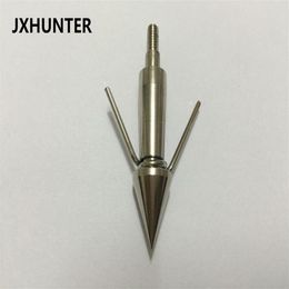 6 PCS Zilver kleur roestvrij staal Boogschieten Bowfishing Vis Jacht Pijlpunten pijlpunten pijlpunten Broadheads 260 grain238i