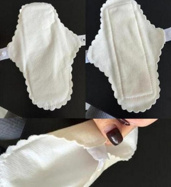 6 Pcslot mince réutilisable tissu menstruel serviettes hygiéniques douces serviette lavable imperméable protège-slips femmes serviettes d'hygiène féminine6074825