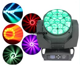 6 stuks Big 19 * 15 W Bee Eyes LED Moving Head Zoom Light Clay Paky B Eye Moving Head Zoom Beam Light