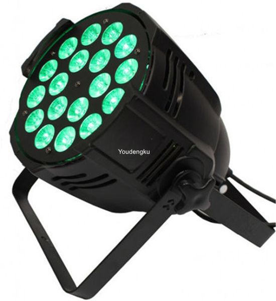 6 piezas China led par 64 can 18x10watt led par rgbw dmx par can light