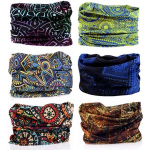 6 Pièces Cache-Cou Bandeau Bandeau Bandana Masque Visage Lavable Magique Élastique Tête Visage Écharpe Couvre-chefs pour Femmes et Hommes