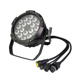 6 pièces IP 65 par led rgbw 18x10 rgbw 4in1 Slim extérieur led par 64 étanche slim dj par led lumières