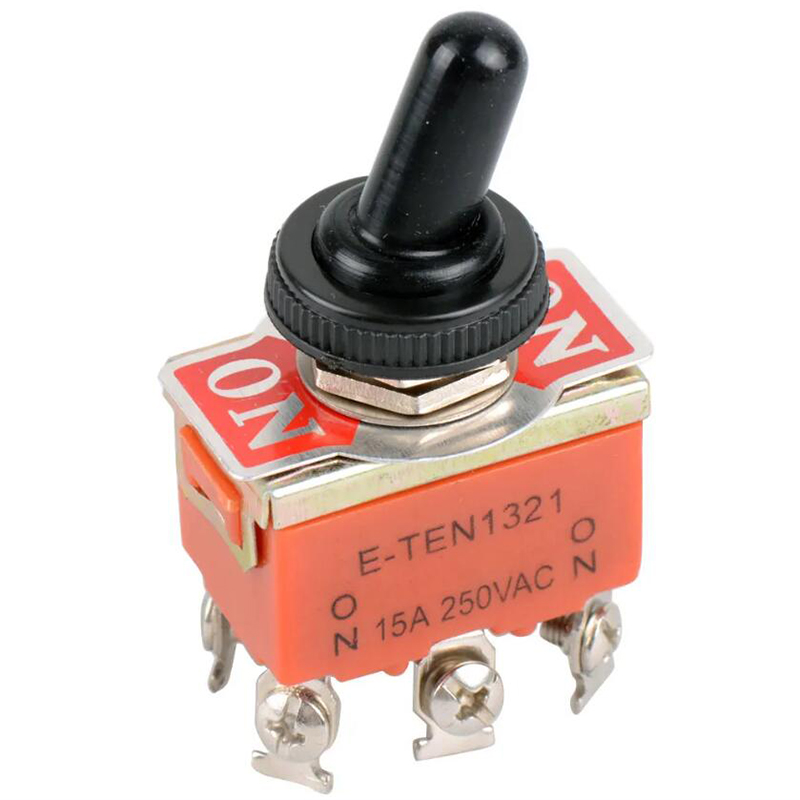 6-Pin Toggle DPDT DC Moto Reverse ON-OFF-ON Schakelaar 15A 250V Mini Schakelaar Cap