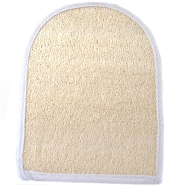 15,2 x 20,3 cm Exfoliant Loofah Mitt Body Scrubber Éponge 100 % naturel Gant de luffa pour homme et femme