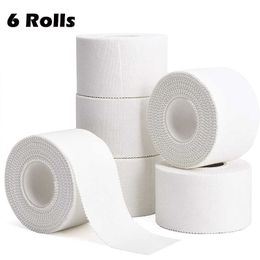 6 Rollen Sport Tape Katoen Physio Tape Therapeutische Medische Atletische Tape Spier Ondersteuning voor Knie Polsketting Q0913